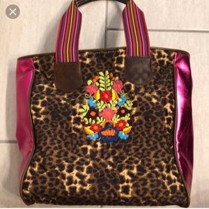 consuela leopard tote